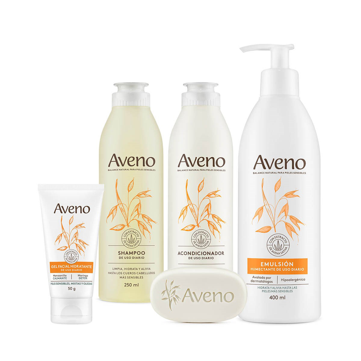 Kit Cuidado Corporal y Facial  Piel Sensible