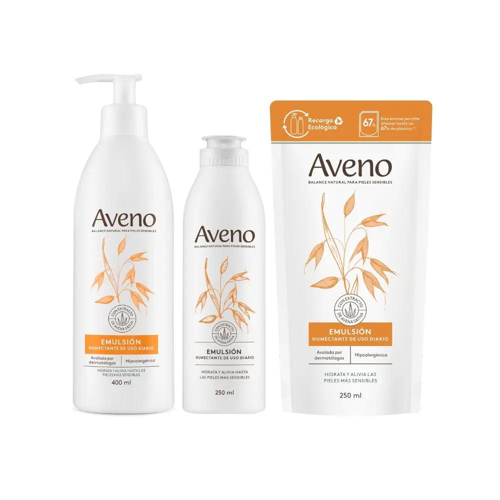 Kit Emulsión Aveno 250ml + 400ml + Refill