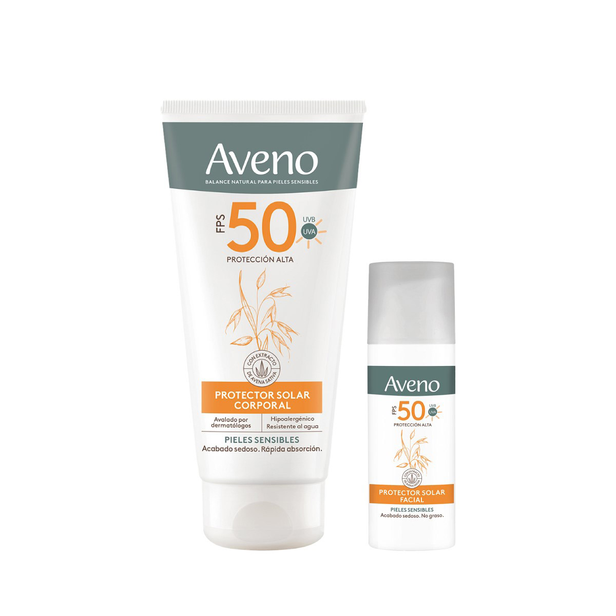 Kit  Proteccion Solar Facial y Corporal Piel Sensible